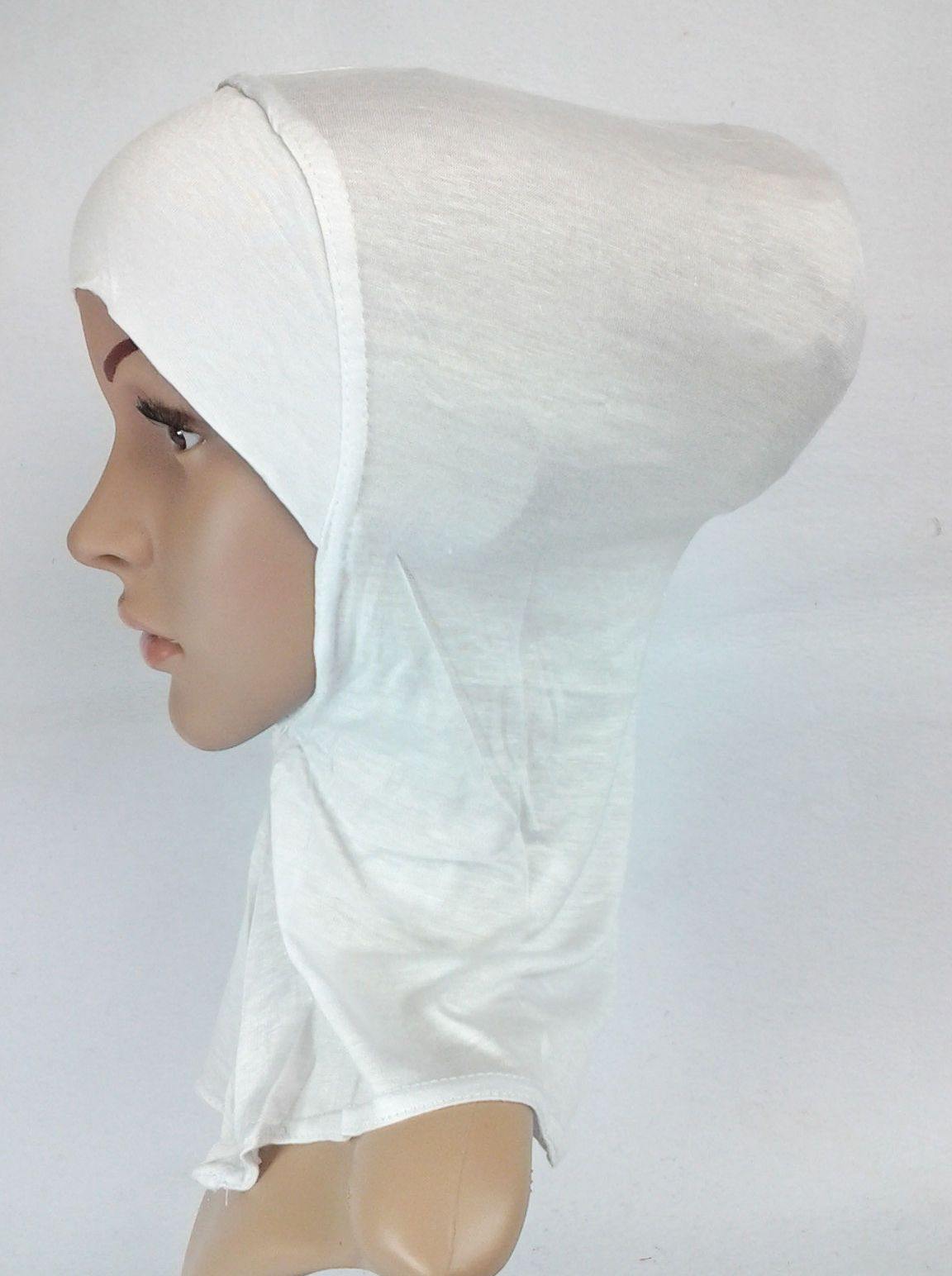 Women's Under Scarf Hat Cap Bone Bonnet Hijab Islamic Neck Cover Muslim - Arabian Shopping Zone