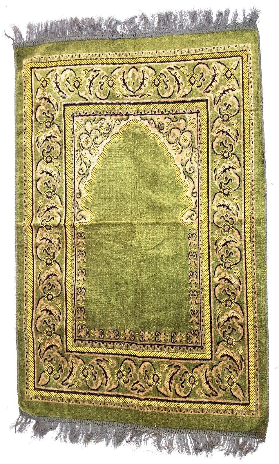 Turkish Soft Islamic Muslim Prayer Rug Namaz Carpet 110x70cm (43*27inch) - Arabian Shopping Zone