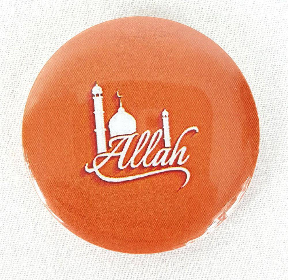 Muslim BADGE BUTTON PIN "Eid Mubarak" (Big Size 2.25inch/58mm) ISLAM GIFT - Arabian Shopping Zone