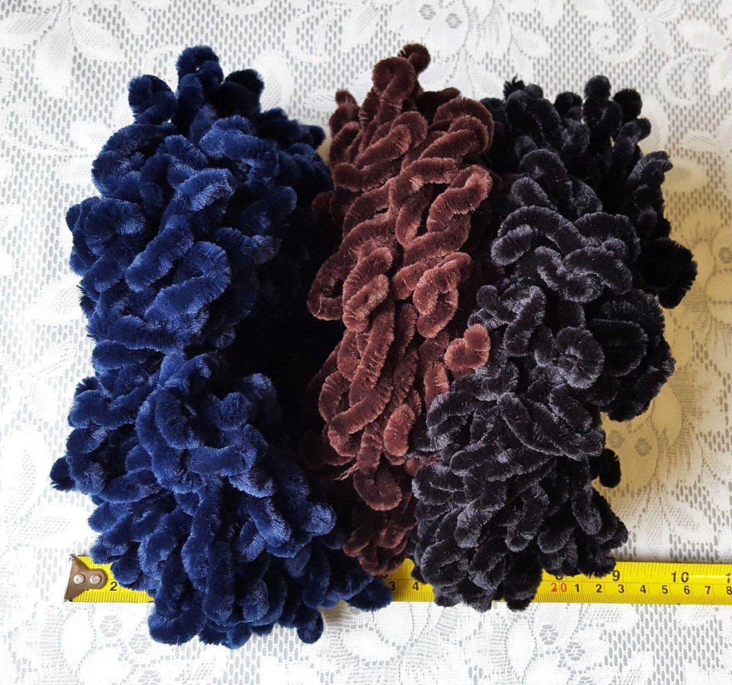 Hijab Khaleeji Volumizer Velvet Scrunchie Large Maxi Flower Hair Tie Bun Scarf - Arabian Shopping Zone