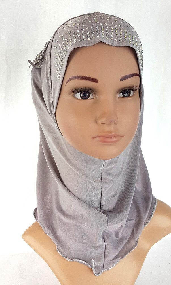 NEW Ice Silk Toddler Kids Children Hijab Islamic Scarf Shawls 2-8T - Arabian Shopping Zone