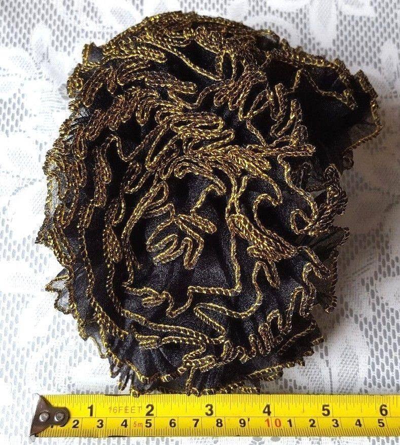 Hijab Khaleeji Volumizer Scrunchie Large Maxi Flower Hair Tie Bun Scarf - Arabian Shopping Zone