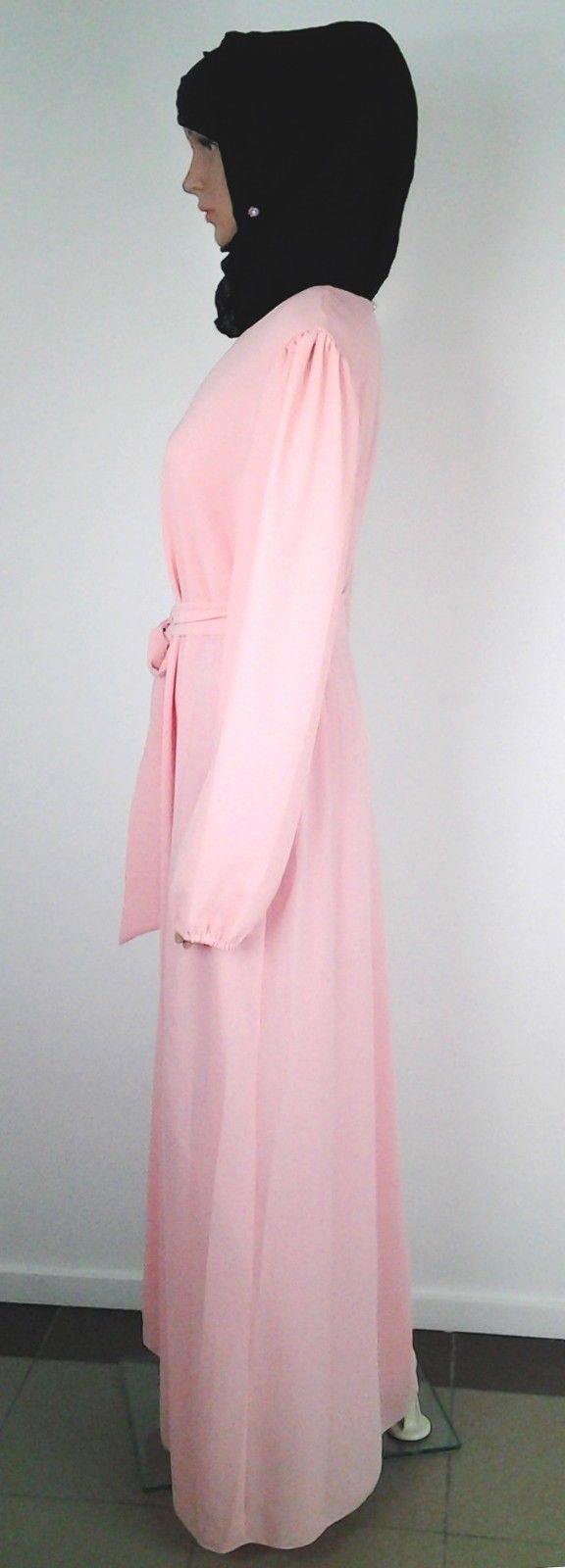 Chiffon Kaftan Islamic Abaya Jilbab Long Sleeve HSZ2001 (US14/16EU44/46UK18/20) - Arabian Shopping Zone