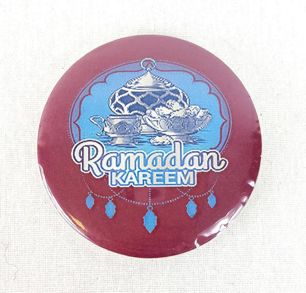 Muslim BADGE BUTTON PIN "Eid Mubarak" (Big Size 2.25inch/58mm) ISLAM GIFT - Arabian Shopping Zone
