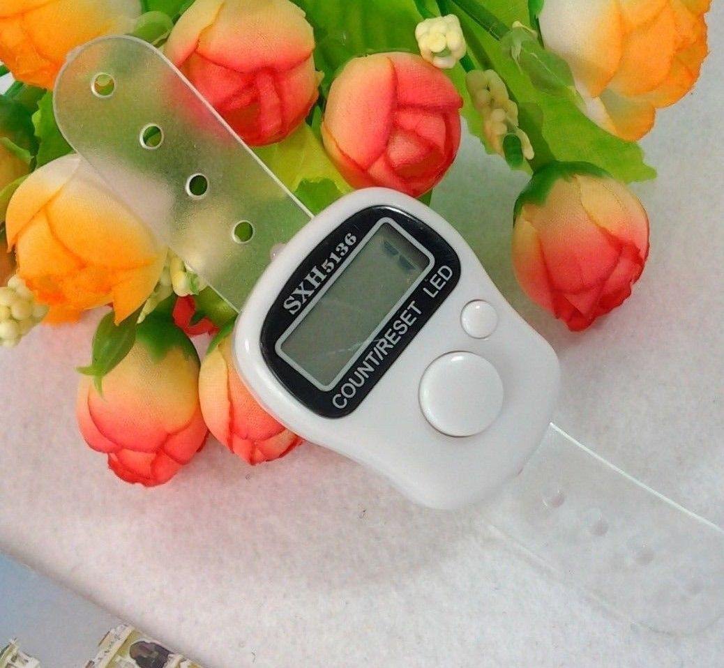 5-Digit Muslim Digital Finger Tasbeeh Counter Masbaha with LED (MiniTorch) - Islamic Shop