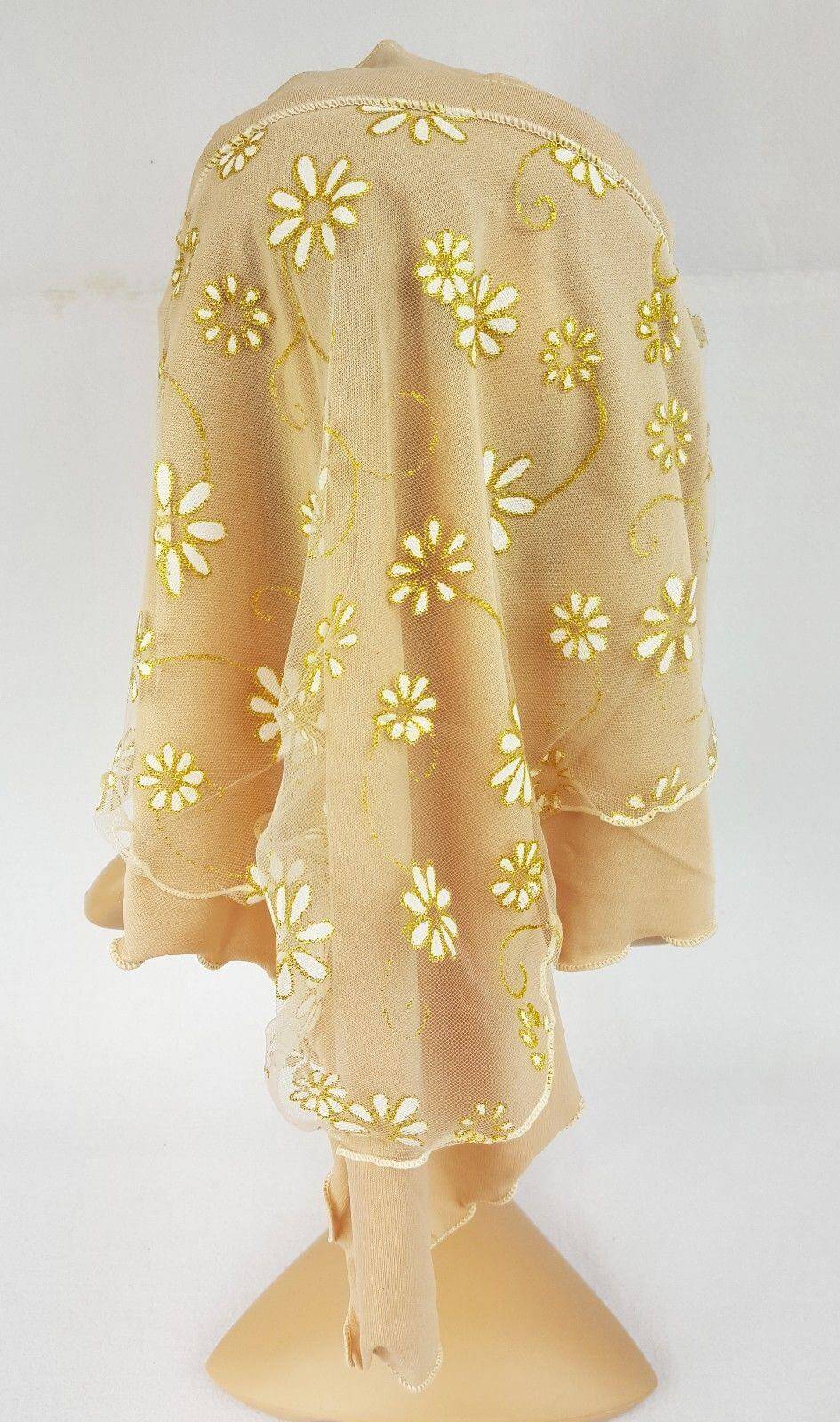 Crystal Hemp Toddler Children Kids Hijab Islamic Scarf Shawls -7270 - Arabian Shopping Zone