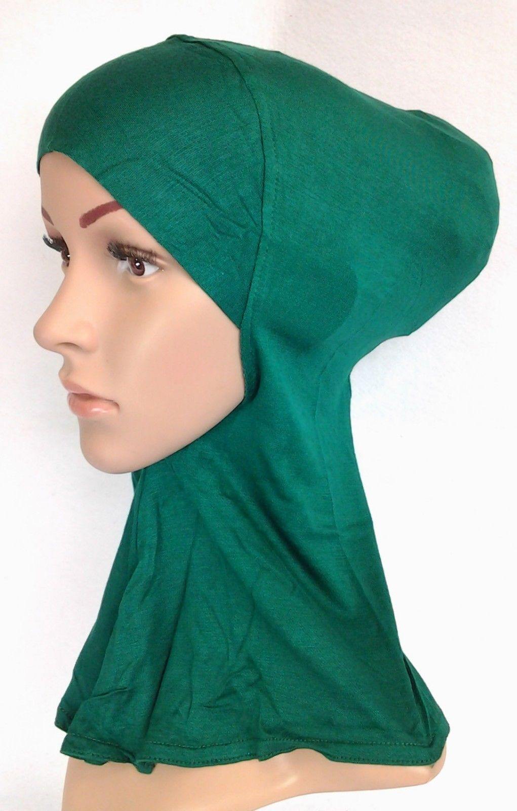 Women's Under Scarf Hat Cap Bone Bonnet Hijab Islamic Neck Cover Muslim - Arabian Shopping Zone