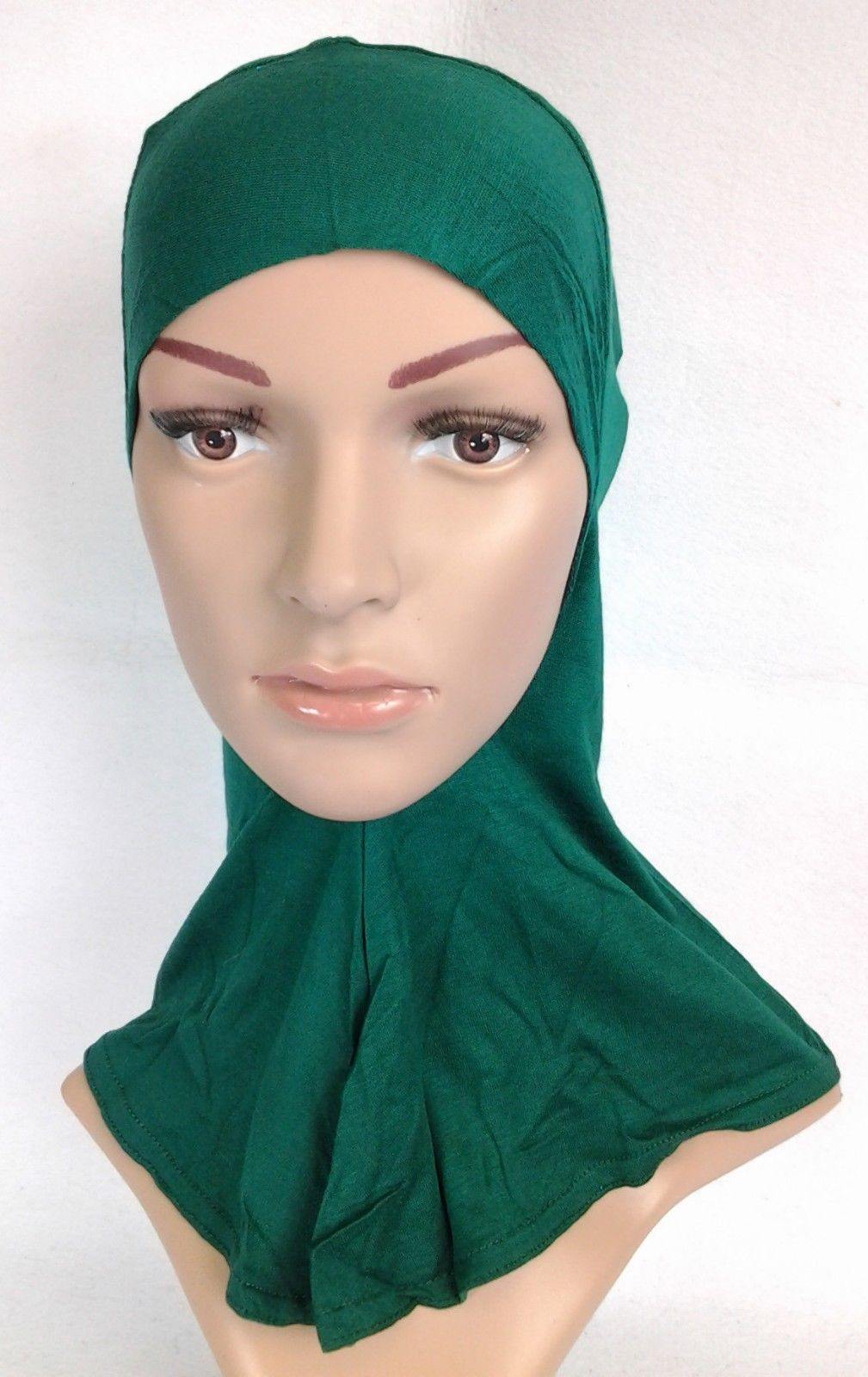 Women's Under Scarf Hat Cap Bone Bonnet Hijab Islamic Neck Cover Muslim - Arabian Shopping Zone