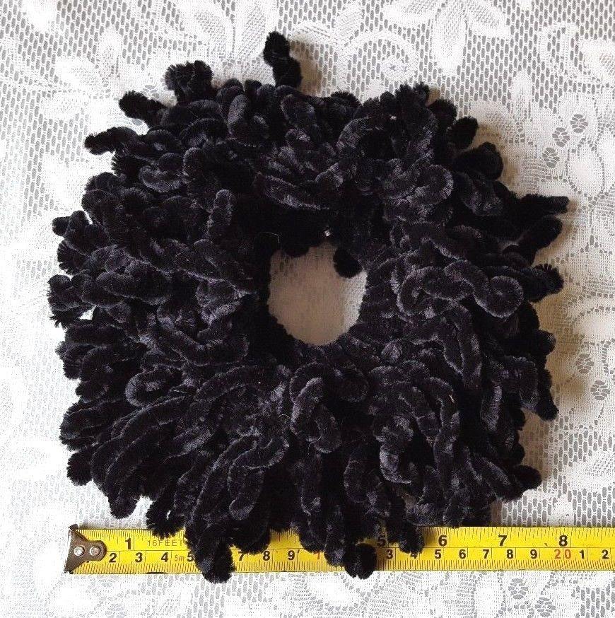 Hijab Khaleeji Volumizer Velvet Scrunchie Large Maxi Flower Hair Tie Bun Scarf - Arabian Shopping Zone