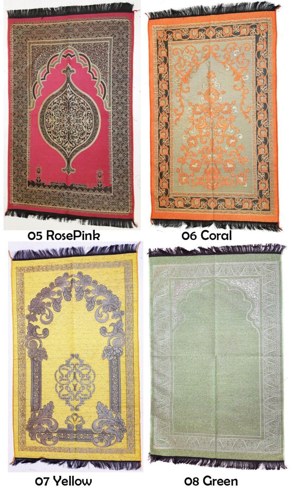 NEW CHENILLE Turkish Islamic Prayer Rug-CARPET-Mat Namaz Salat Musallah - Arabian Shopping Zone