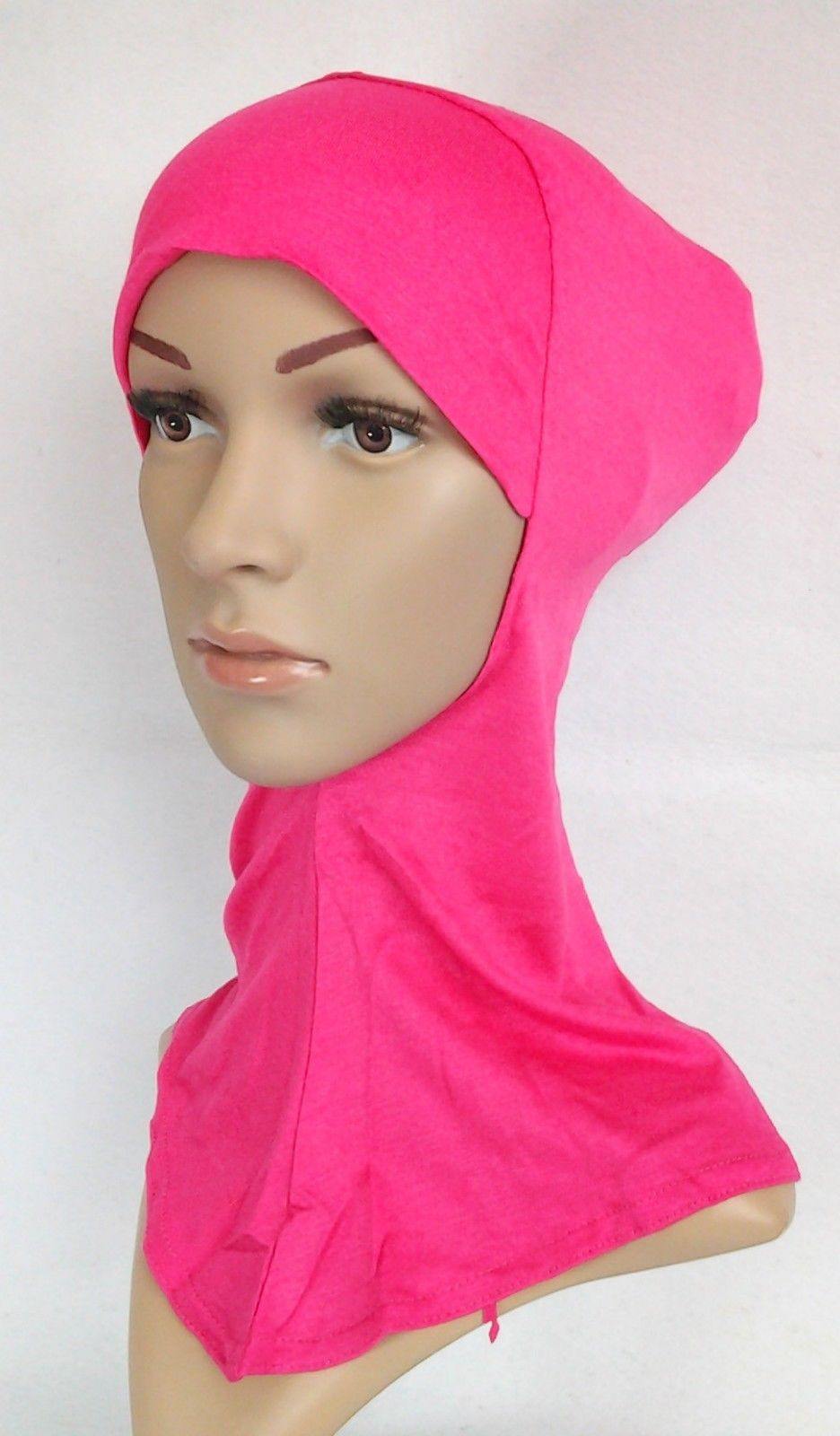 Women's Under Scarf Hat Cap Bone Bonnet Hijab Islamic Neck Cover Muslim - Arabian Shopping Zone