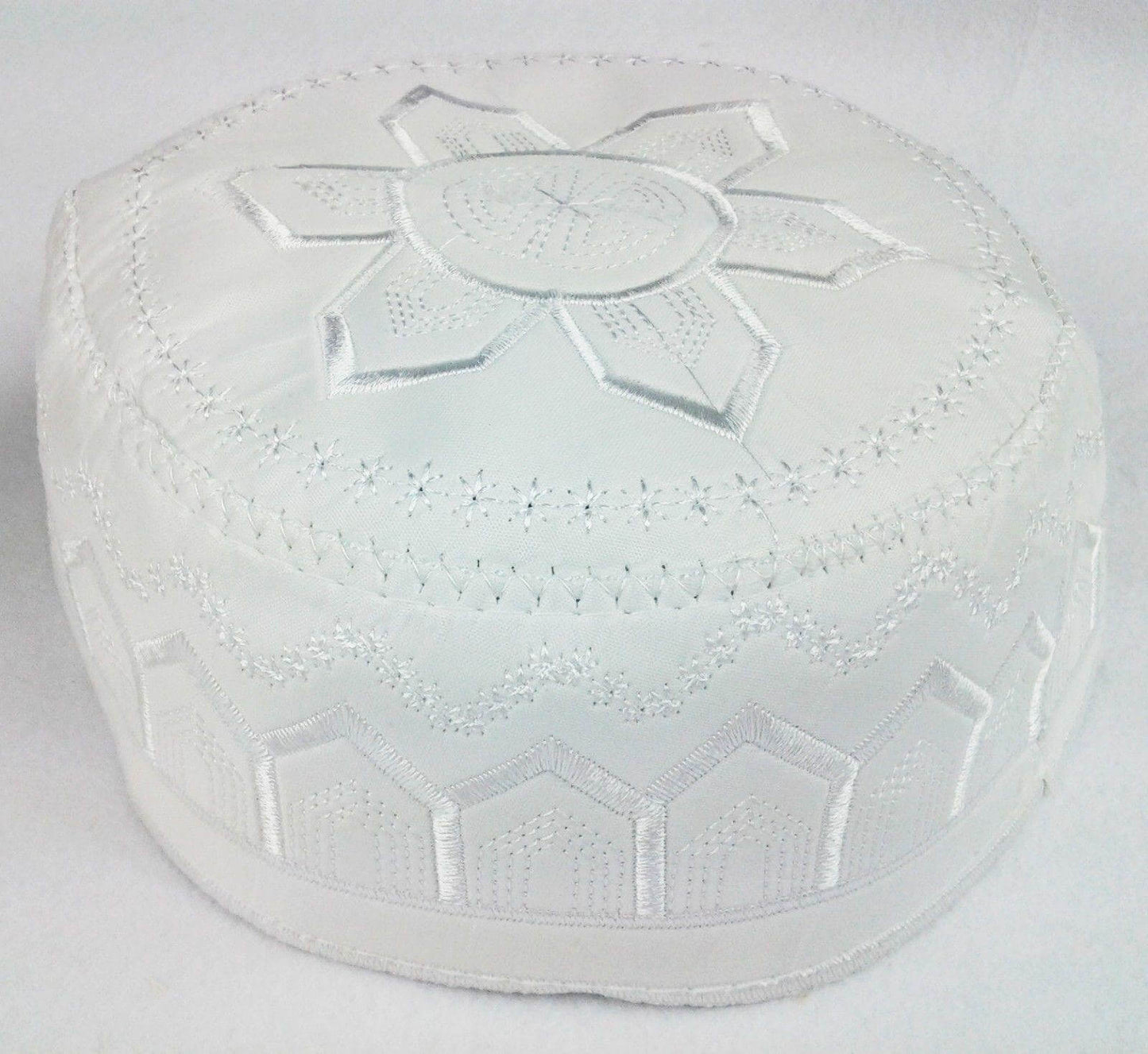 Kofi Topi Tupi Embroidery Cap Hat Muslim Islam Mens Size 56-58 - Arabian Shopping Zone