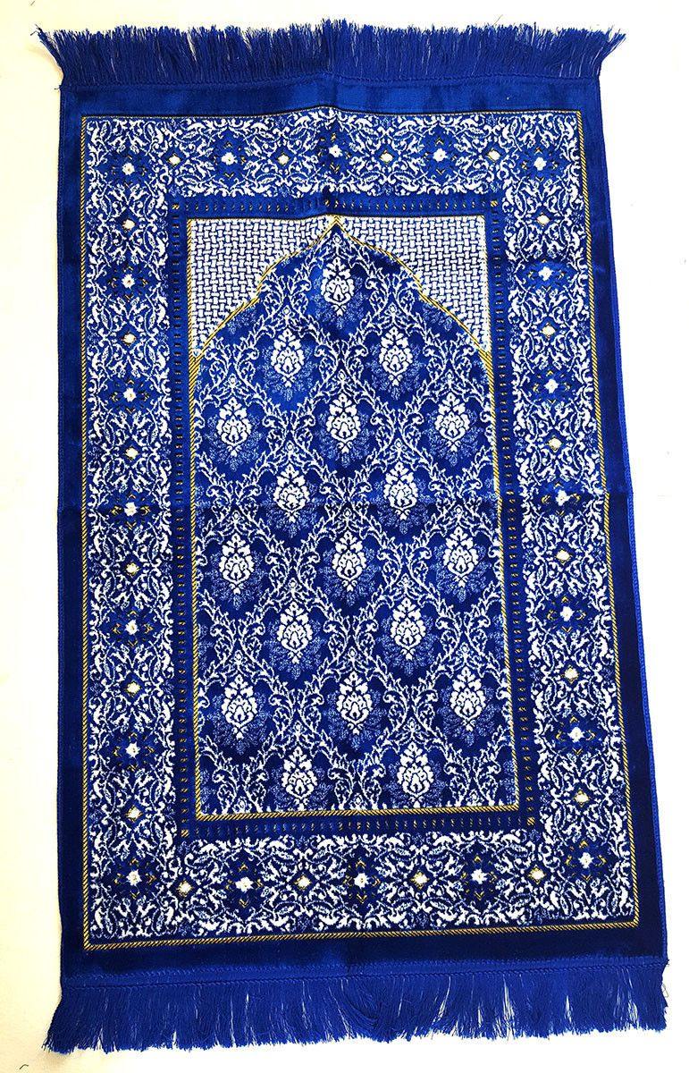 Turkish Soft Islamic Muslim Prayer Rug Namaz Carpet 1.65lbs (43*27inch) - Arabian Shopping Zone