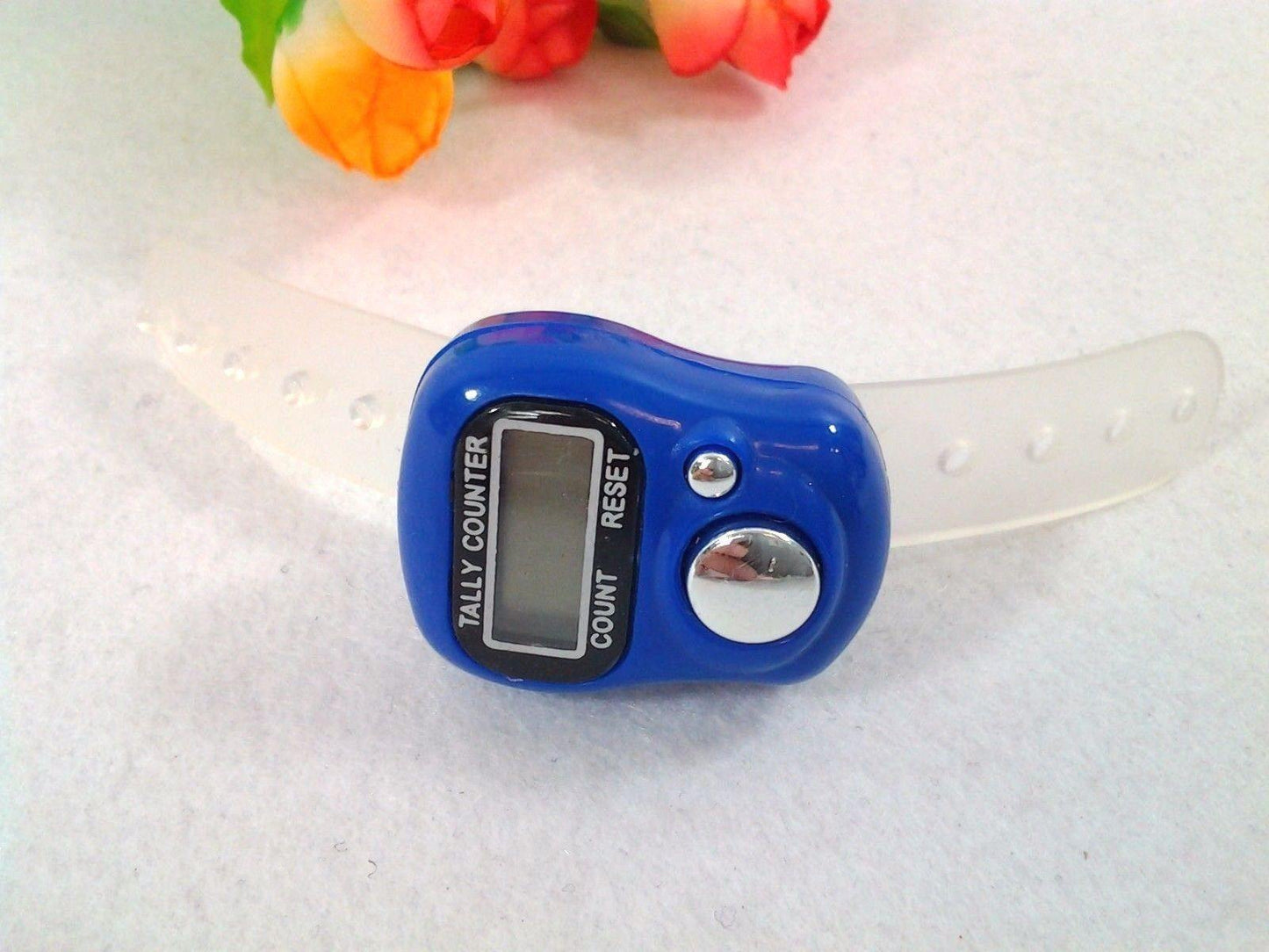12-color-option Finger Hand Held Digital 5-Digit LCD Tally Counter Tasbeeh - Islamic Shop