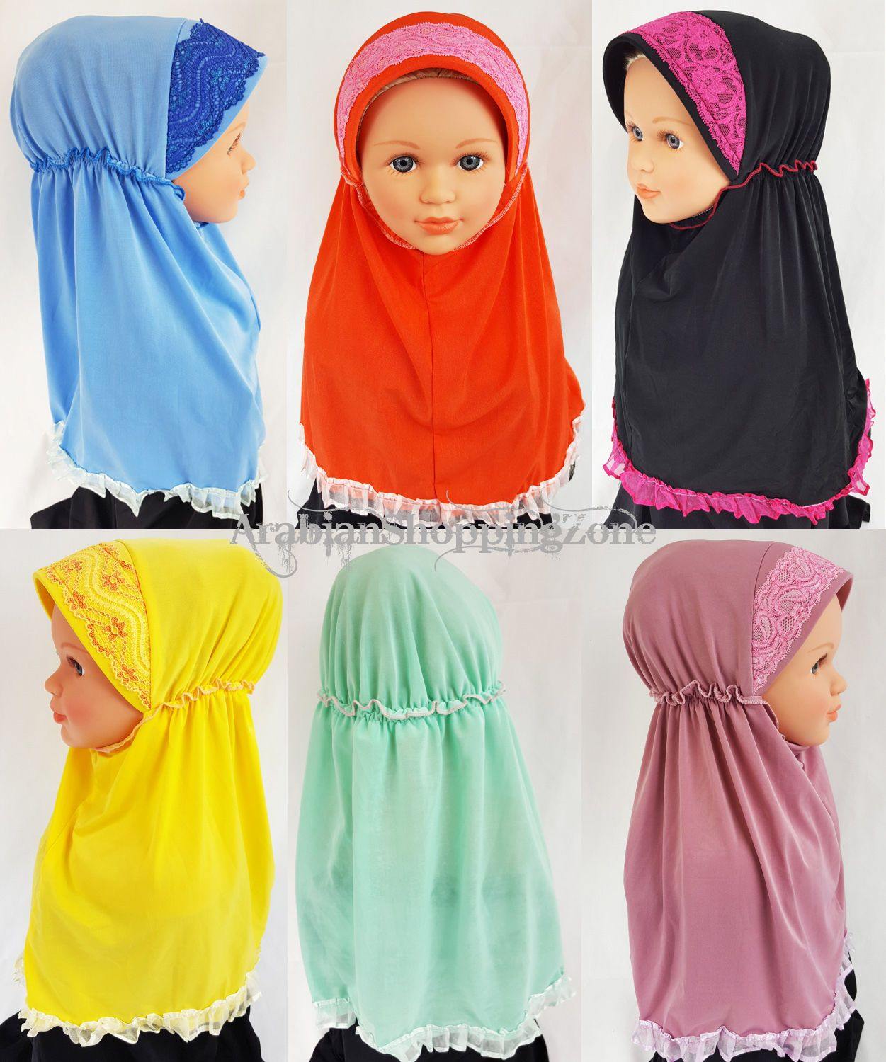 NEW Viscose Baby Kids Children Hijab Islamic Scarf Shawls 1-6T - Arabian Shopping Zone