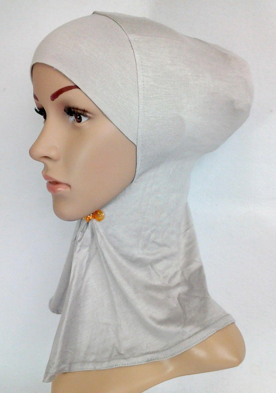 Women's Under Scarf Hat Cap Bone Bonnet Hijab Islamic Neck Cover Muslim - Arabian Shopping Zone