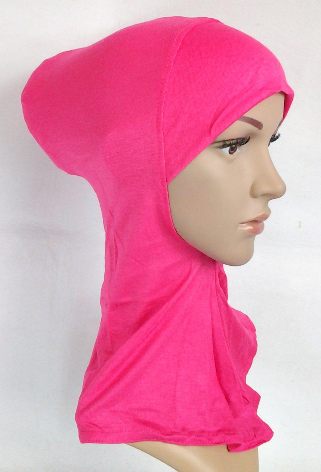 Women's Under Scarf Hat Cap Bone Bonnet Hijab Islamic Neck Cover Muslim - Arabian Shopping Zone