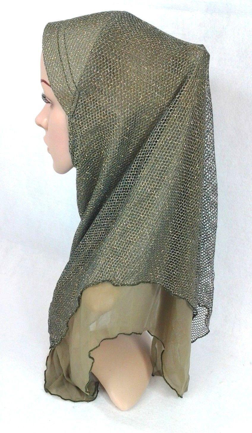 Muslim Hijab Islamic Soft Mesh Hijab/MaxiScarf/ Wrap/Shawl/Slip-on - Arabian Shopping Zone