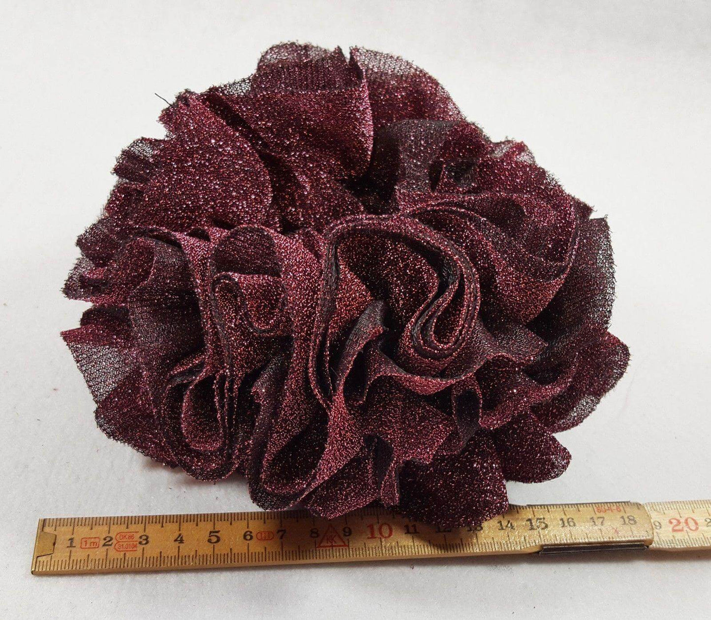 Hijab Khaleeji Volumizer Shining Scrunchie Large Maxi Flower Hair Tie Bun Scarf - Arabian Shopping Zone