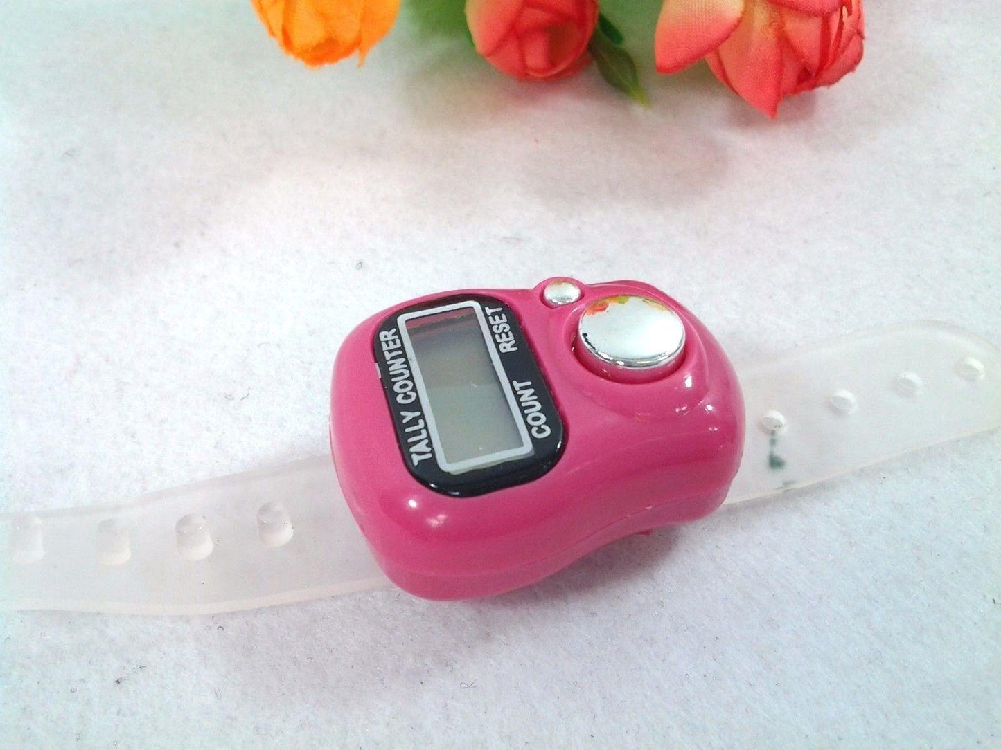 12-color-option Finger Hand Held Digital 5-Digit LCD Tally Counter Tasbeeh - Islamic Shop