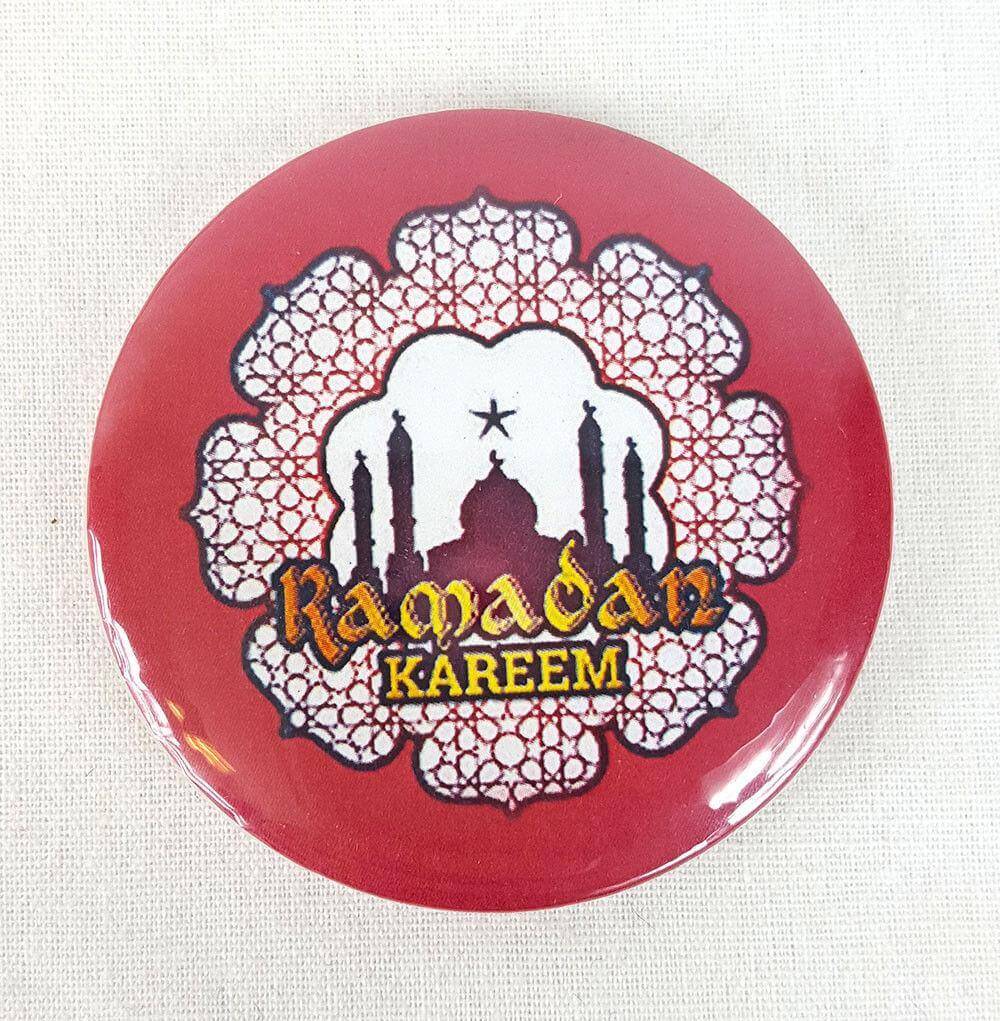 Muslim BADGE BUTTON PIN "Eid Mubarak" (Big Size 2.25inch/58mm) ISLAM GIFT - Arabian Shopping Zone