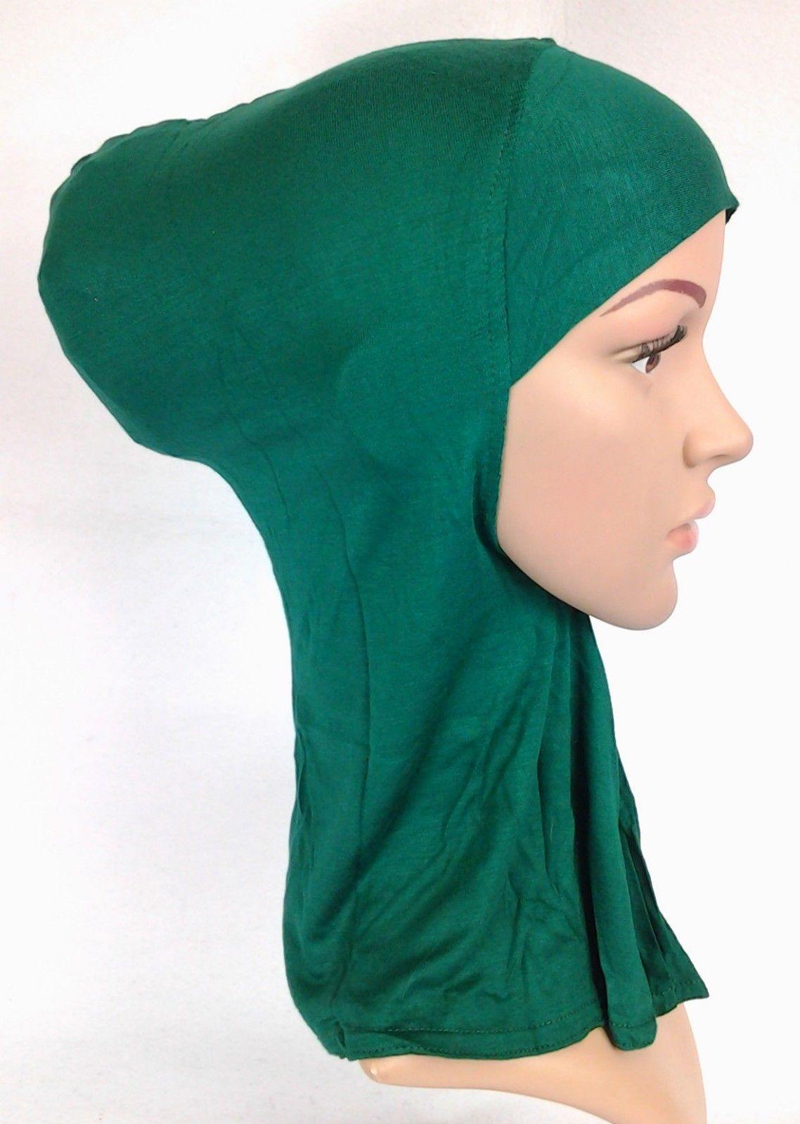 Women's Under Scarf Hat Cap Bone Bonnet Hijab Islamic Neck Cover Muslim - Arabian Shopping Zone