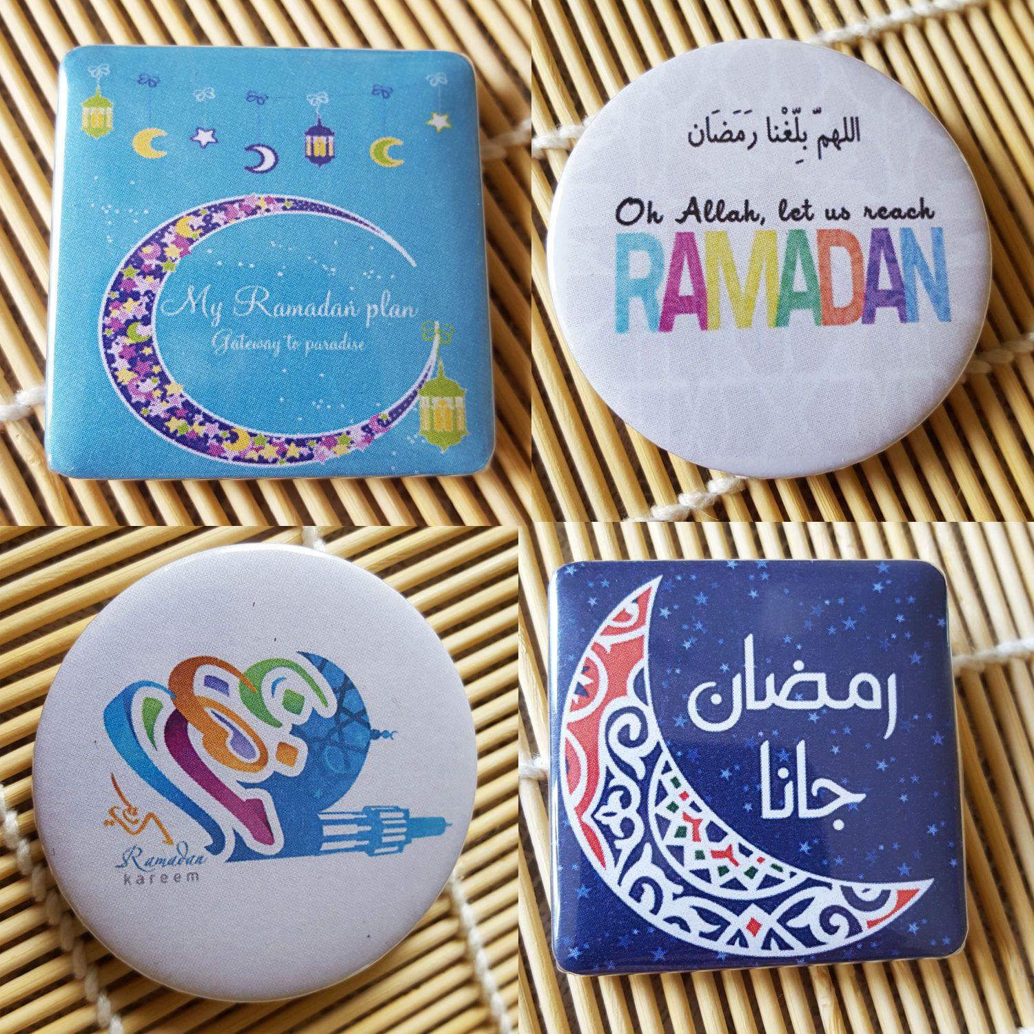 Muslim Badge Button Pin Keep Calm and (Big Size 2.25inch/58mm) Islam Gift No 6