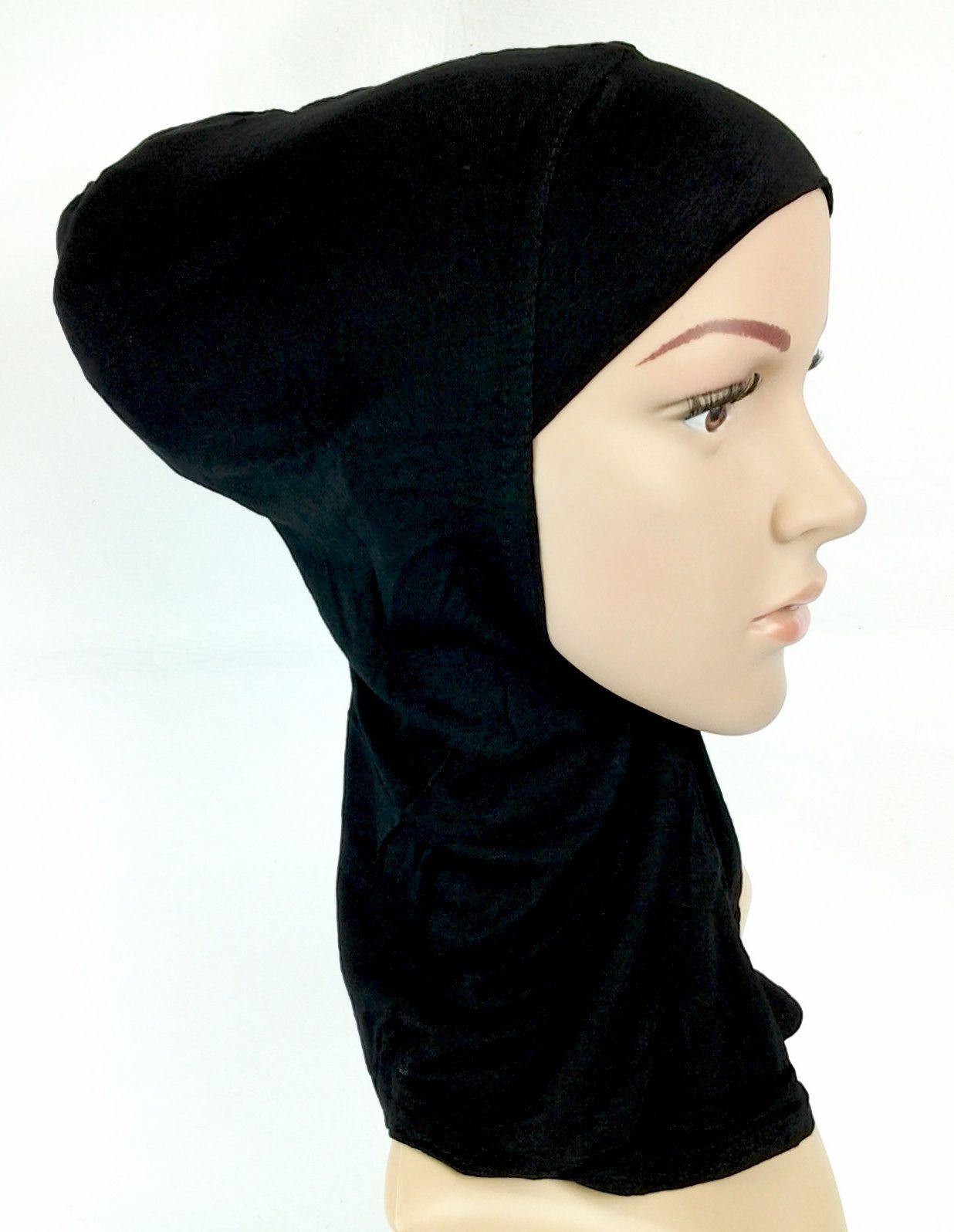 Women's Under Scarf Hat Cap Bone Bonnet Hijab Islamic Neck Cover Muslim - Arabian Shopping Zone