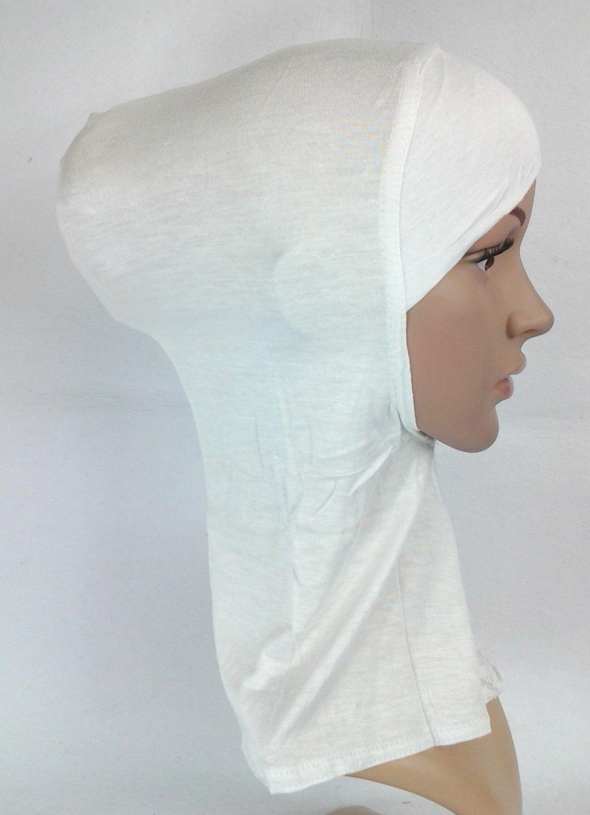 Women's Under Scarf Hat Cap Bone Bonnet Hijab Islamic Neck Cover Muslim - Arabian Shopping Zone