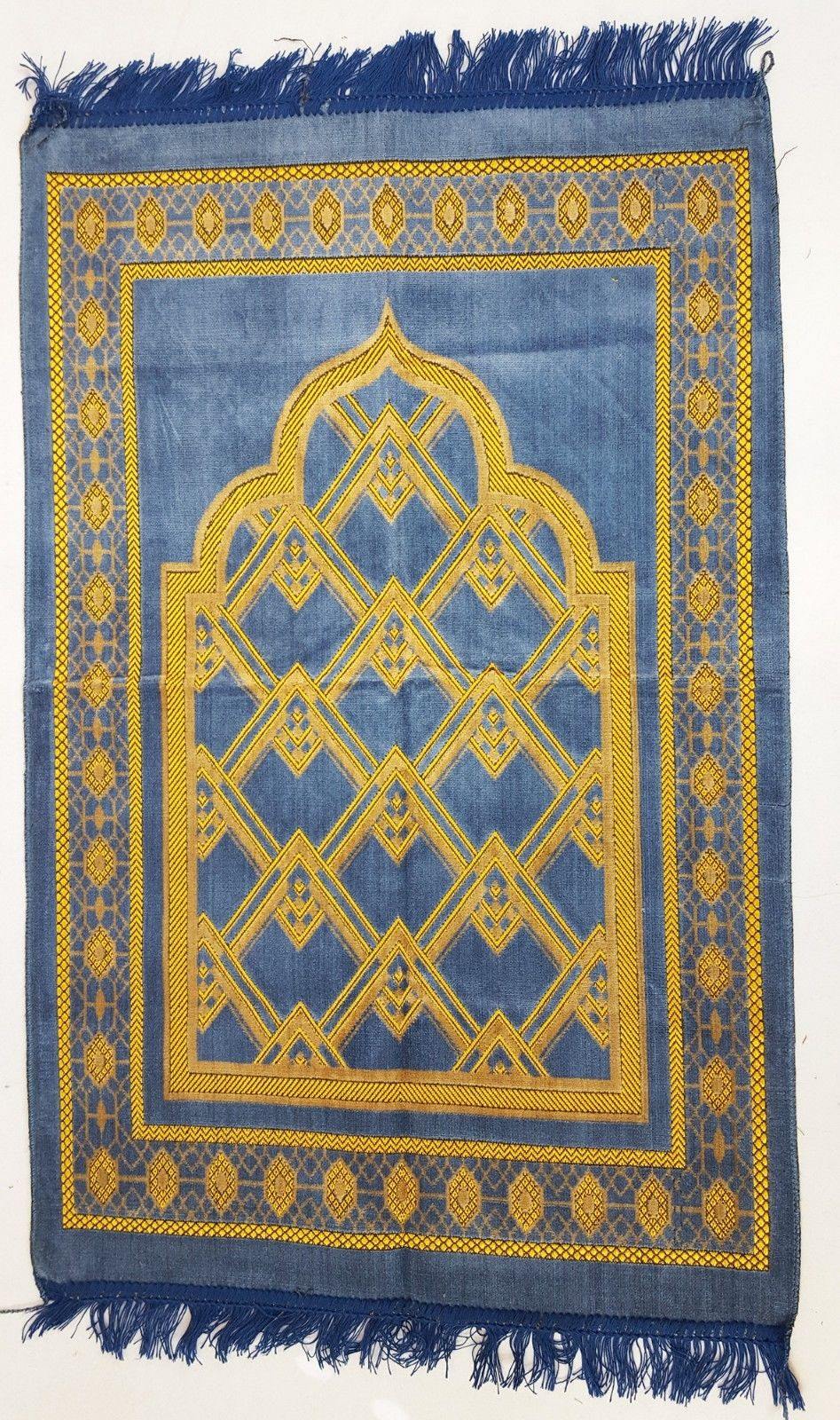 Turkish Soft Islamic Muslim Prayer Rug Namaz Carpet 110x70cm (43*27inch) - Arabian Shopping Zone