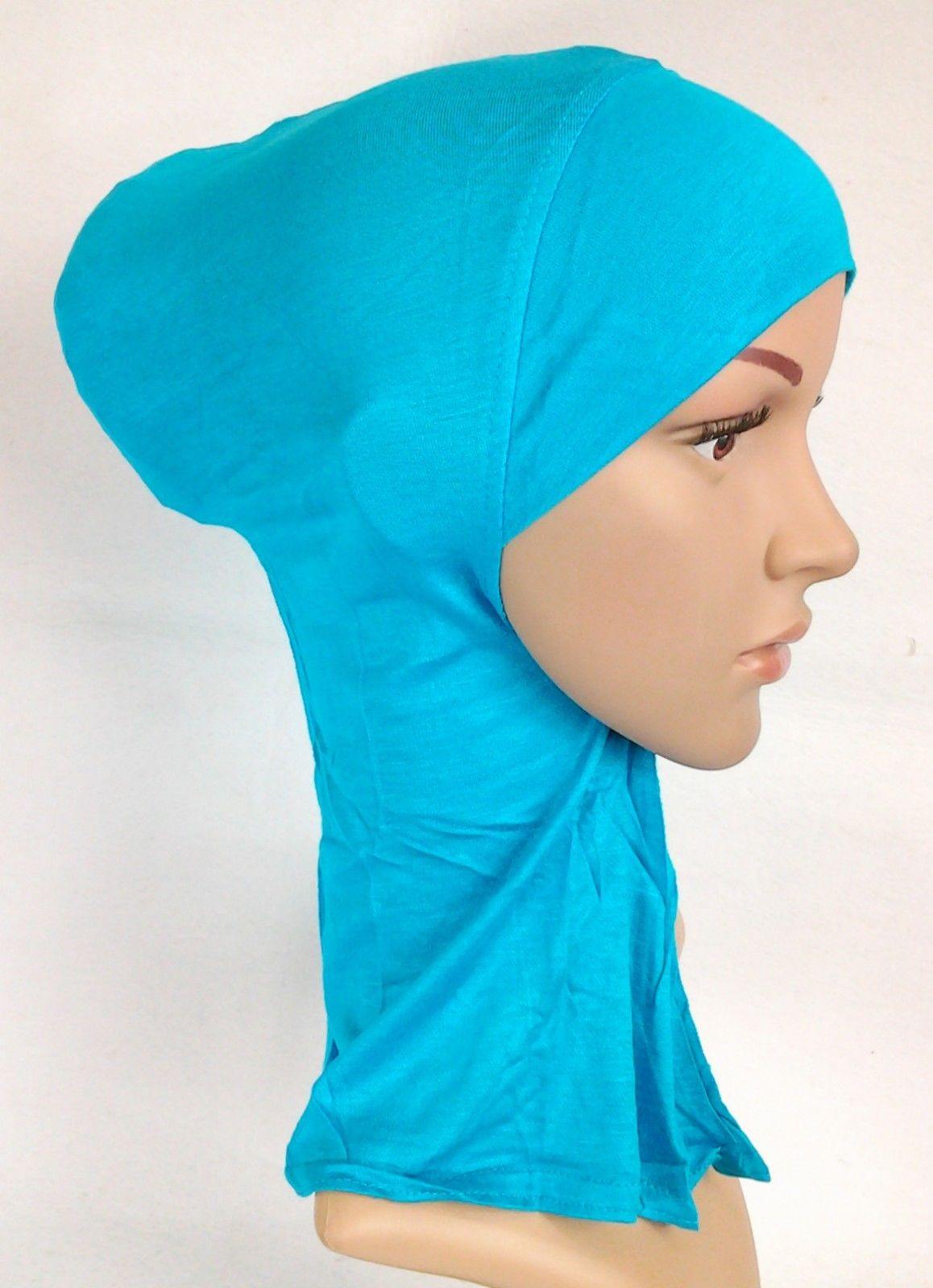 Women's Under Scarf Hat Cap Bone Bonnet Hijab Islamic Neck Cover Muslim - Arabian Shopping Zone