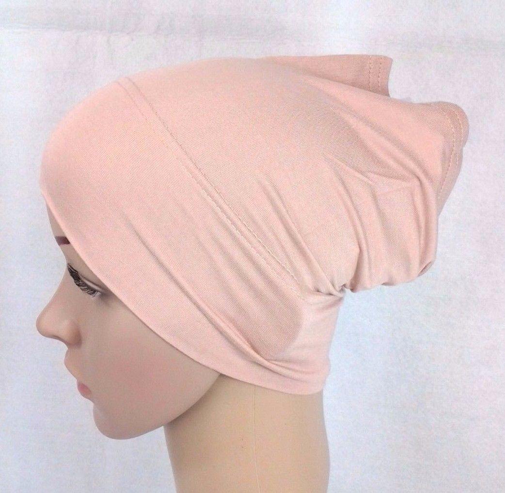 Cotton UnderHijab Scarf Shawl Slip on Bonnet Hijab Tube Hair Loss (12 colors) - Arabian Shopping Zone