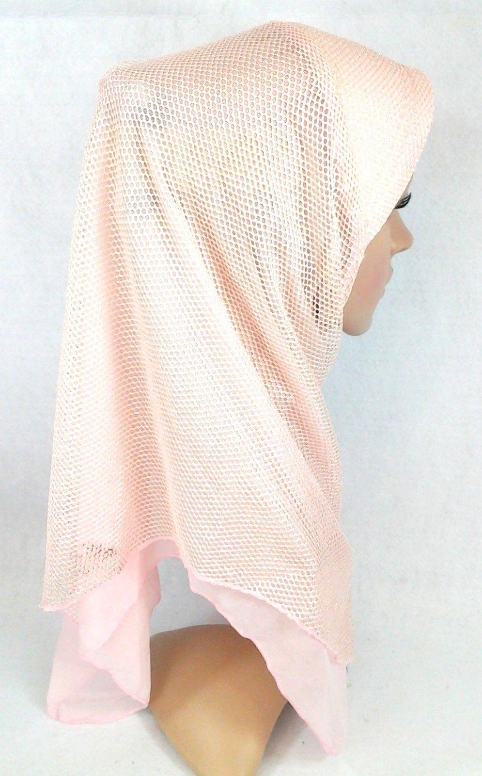 Muslim Hijab Islamic Soft Mesh Hijab/MaxiScarf/ Wrap/Shawl/Slip-on - Arabian Shopping Zone