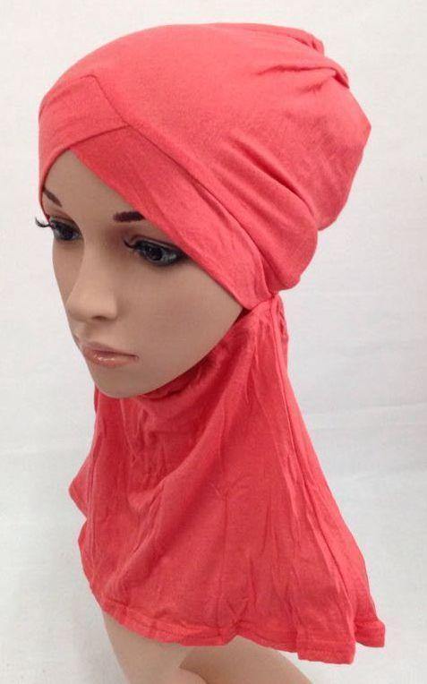 V-Shape Modal Cotton Muslim Women Inner Hijab Caps Islamic Underscarf - Arabian Shopping Zone