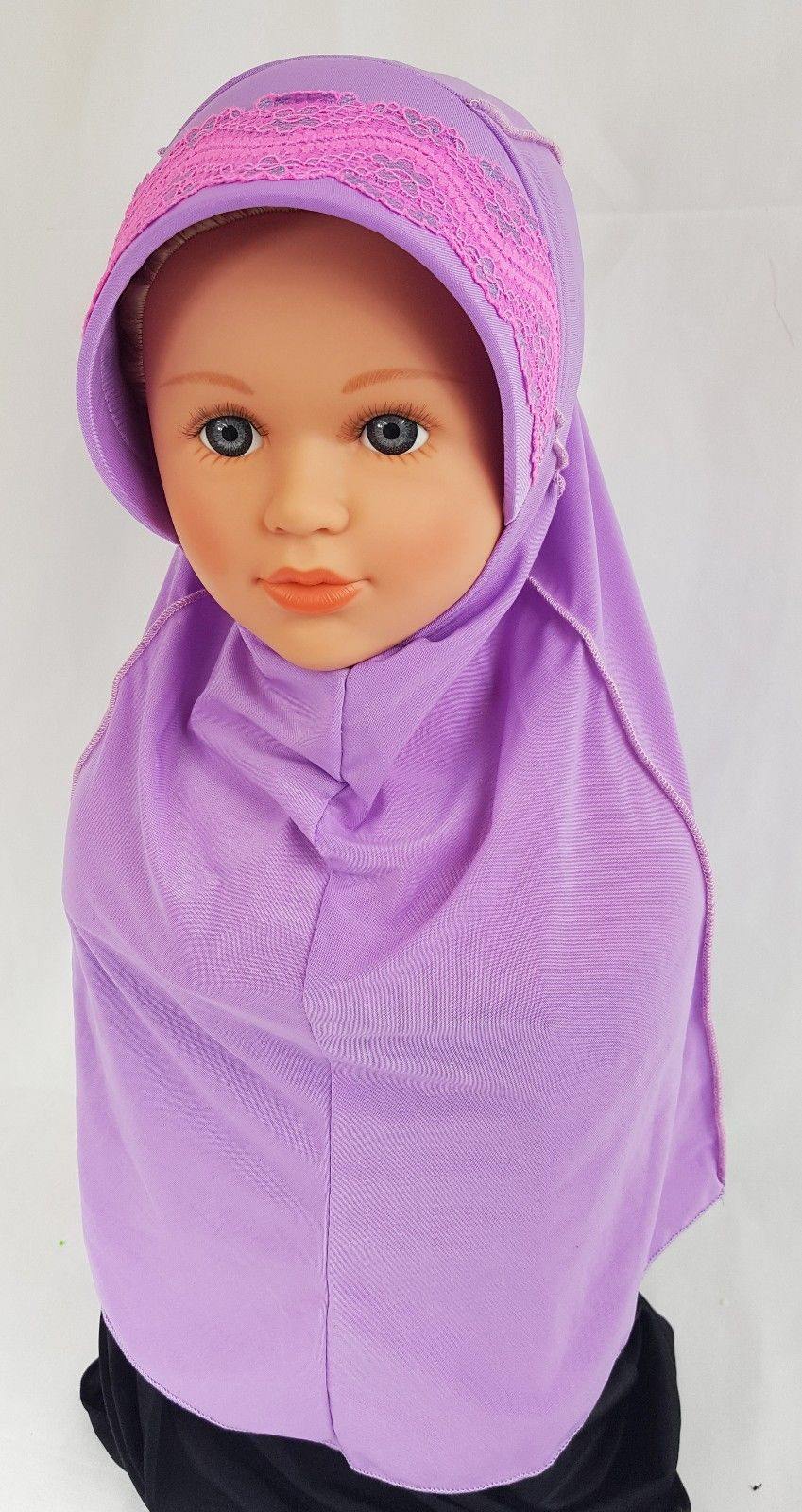NEW Viscose Baby Kids Children Hijab Islamic Scarf Shawls 3-6T - Arabian Shopping Zone
