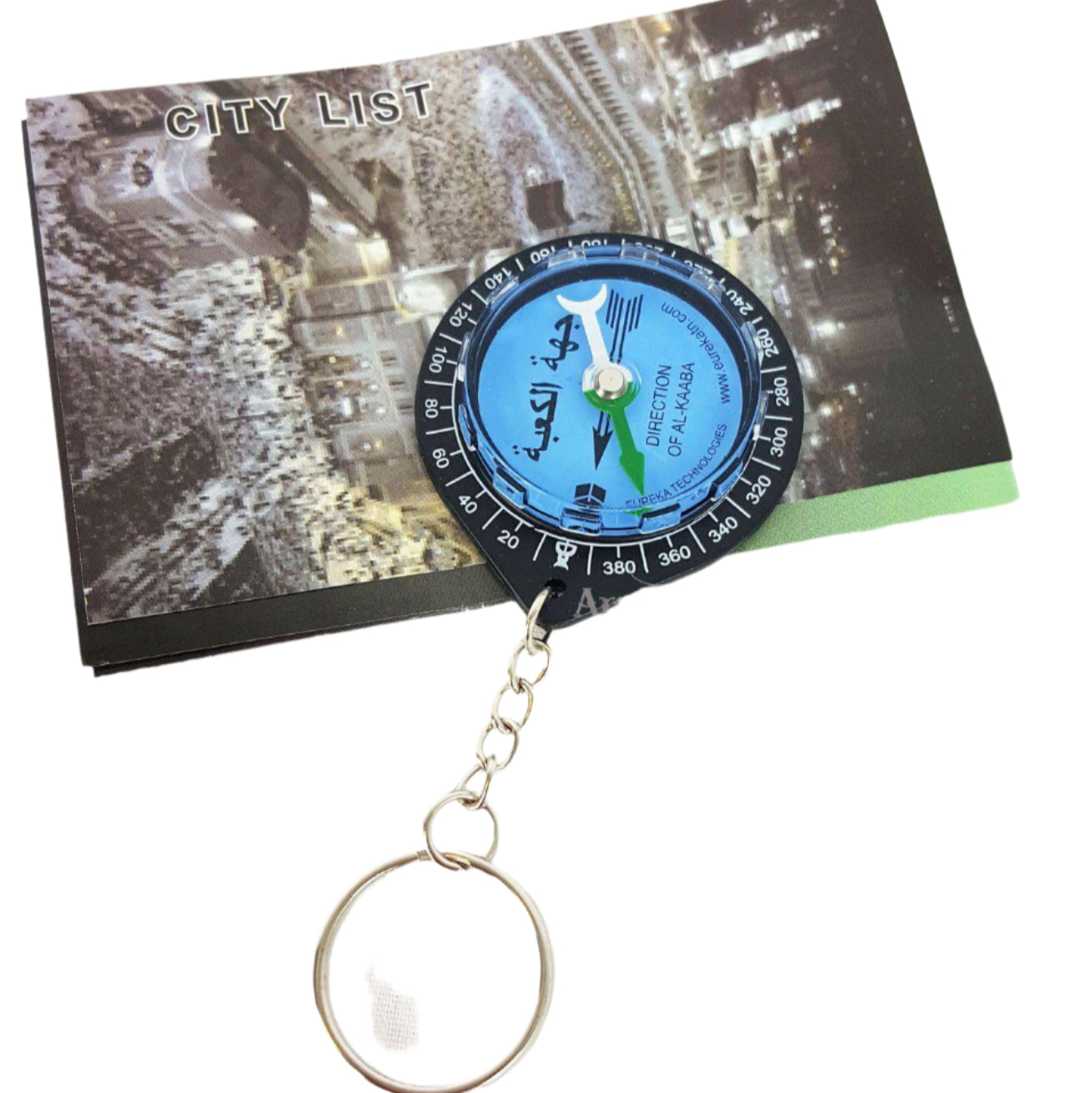 Keyring Qibla Finder Qibla Compass Direction Finder Mecca Islamic - Arabian Shopping Zone