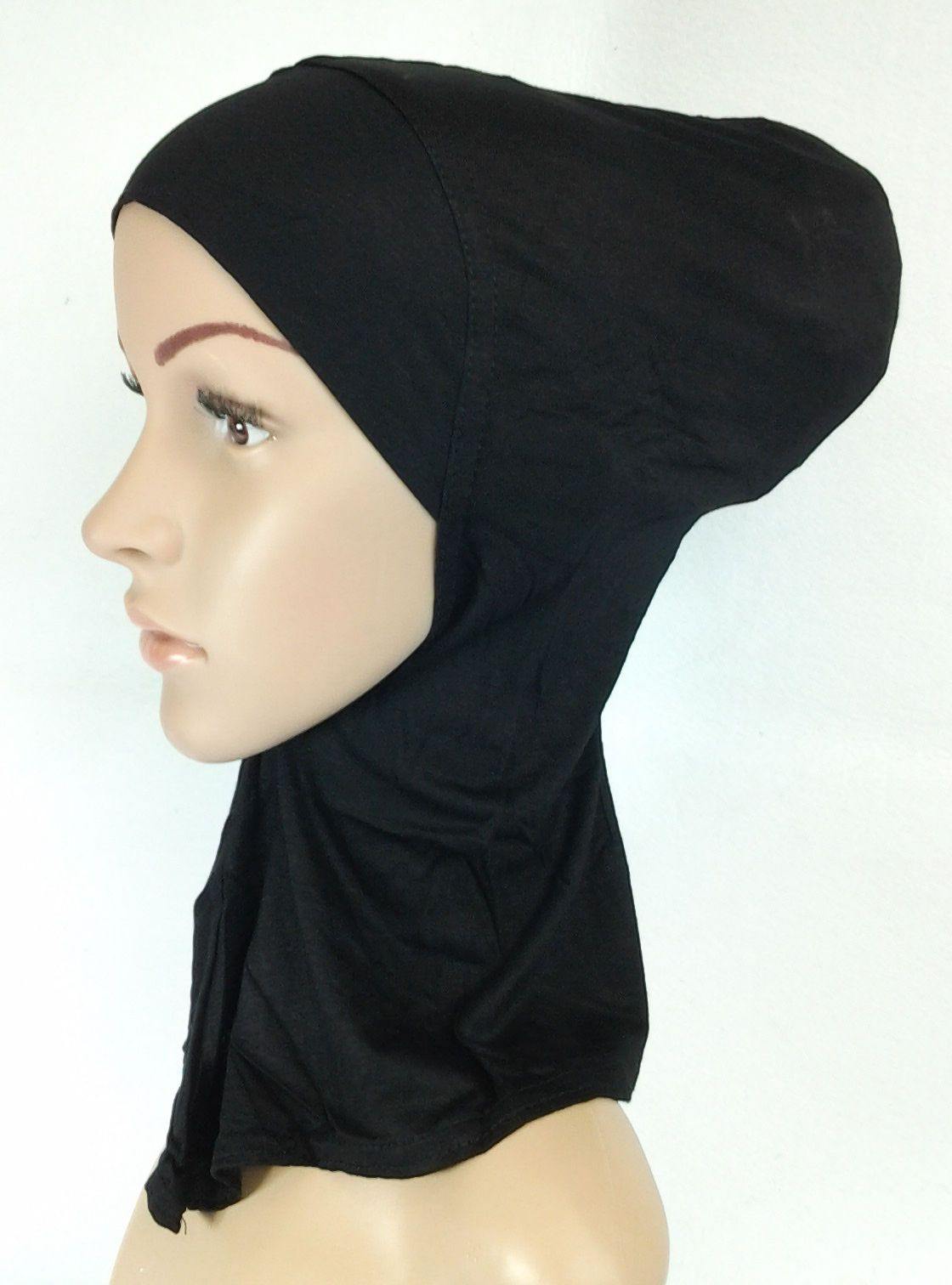 Women's Under Scarf Hat Cap Bone Bonnet Hijab Islamic Neck Cover Muslim - Arabian Shopping Zone