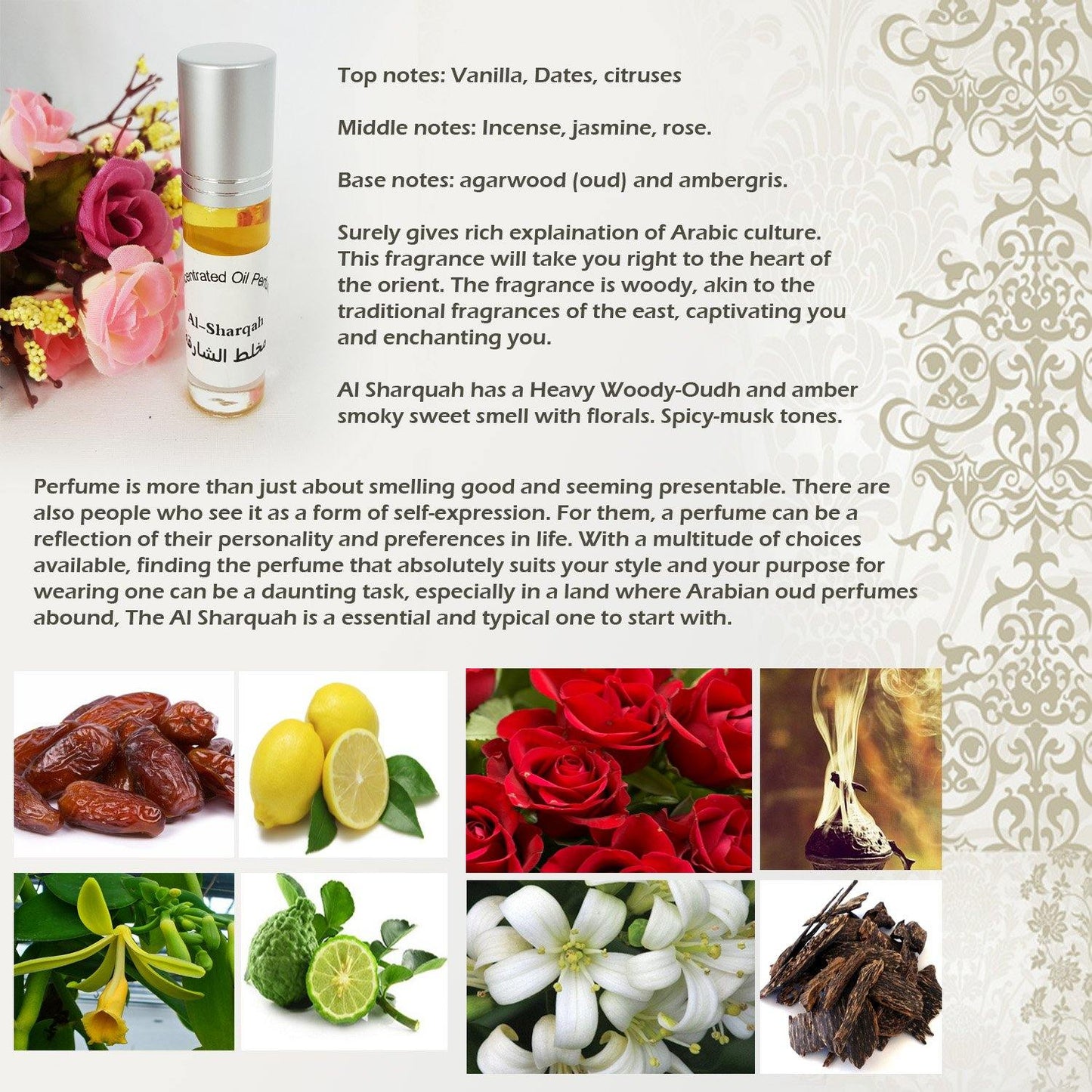 2 PCS ASZ 6ML CONCENTRATED PERFUMES OIL ATTAR (2 Bottles) - Arabian Shopping Zone