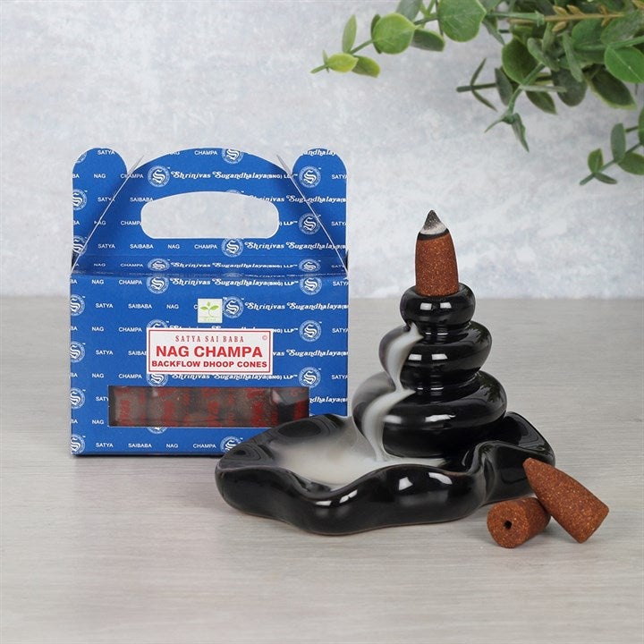 Conos Dhoop de reflujo Satya Nag Champa