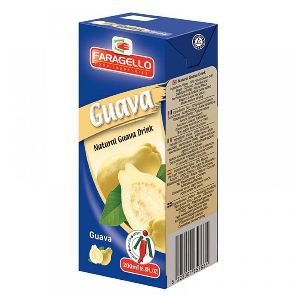 Faragello Guava Nektar 200ml - Arabian Shopping Zone