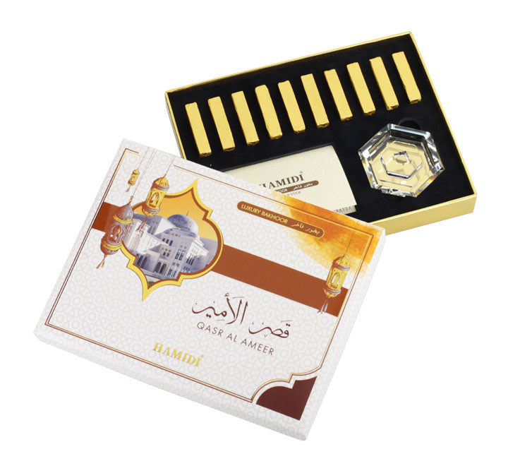 Incienso Hamidi Qasr AL Ameer Luxury Oud Bakhoor