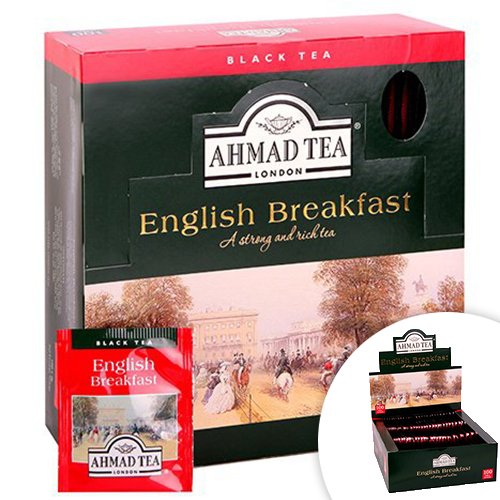 Ahmad Tea - Desayuno inglés - 100 bolsitas de té