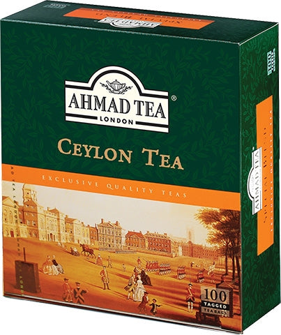 Té de Ceilán Ahmad Tea en bolsita de 100 piezas