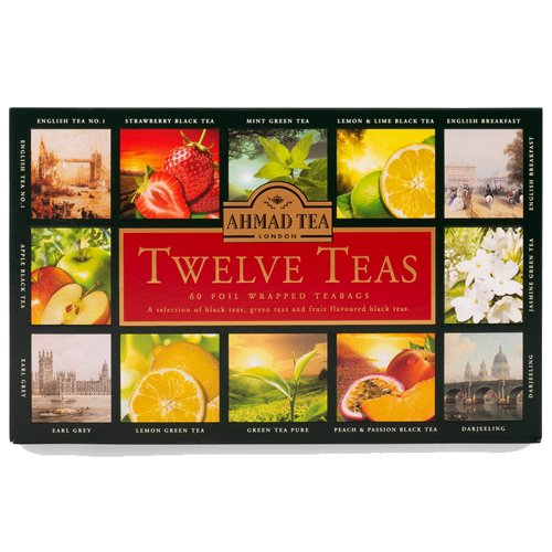 Ahmad Tea Selection. Twelve Teas 60 teabags