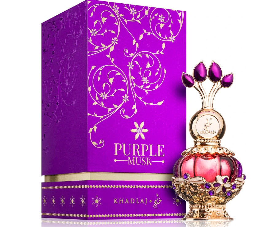 Khadlaj Purple Musk 15ml Oil Perfume