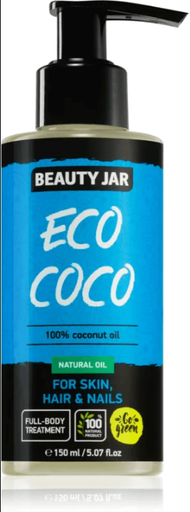 Tarro de belleza ecológico de coco