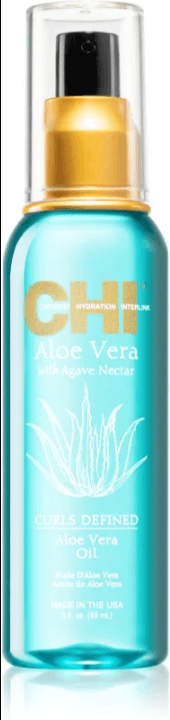 Rizos definidos con aloe vera CHI