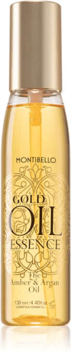 Aceite dorado Montibello, ámbar y aceite de argán