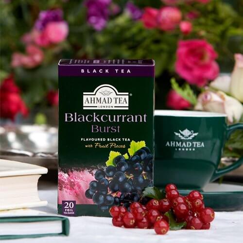 Té de Frutos Negros Ahmad. Grosella Negra Explosión (20 bolsitas)