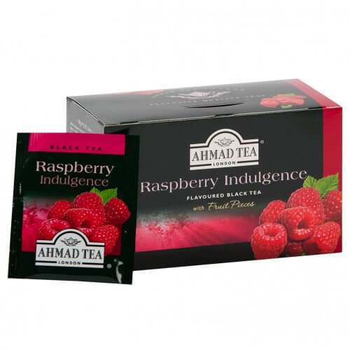 Té de Frutos Negros Ahmad. Indulgencia de Frambuesa (20 bolsitas)